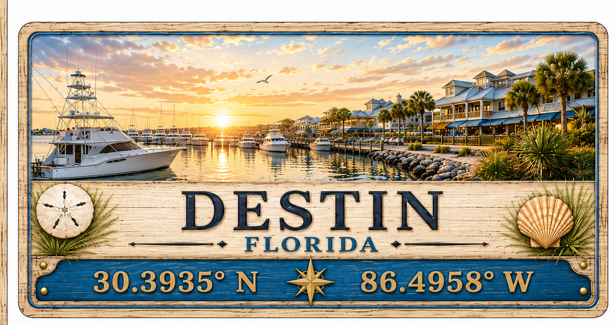 Destin Florida design artwork