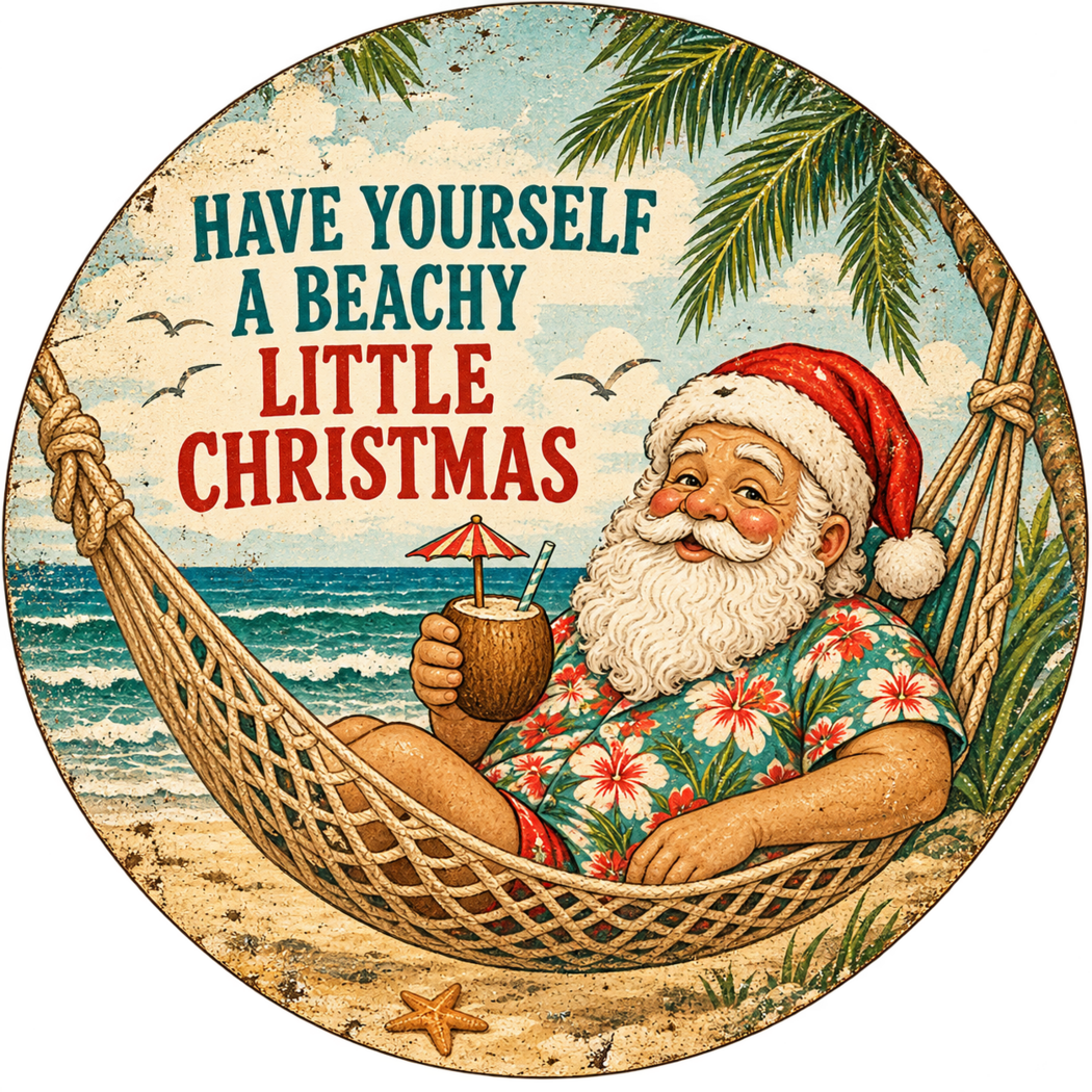 Have Yourself a Beachy Little Christmas — design option for your gift box