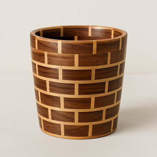 Walnut & Maple Vase — Shellback Woodworks