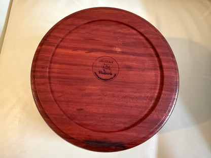 Bowl underside with Shellback Woodworks maker's mark