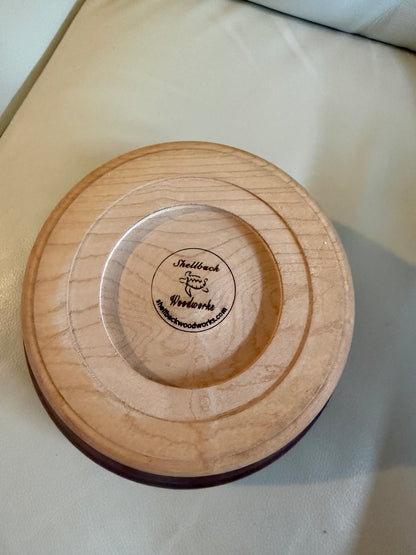 Original underside view with Shellback Woodworks maker's mark